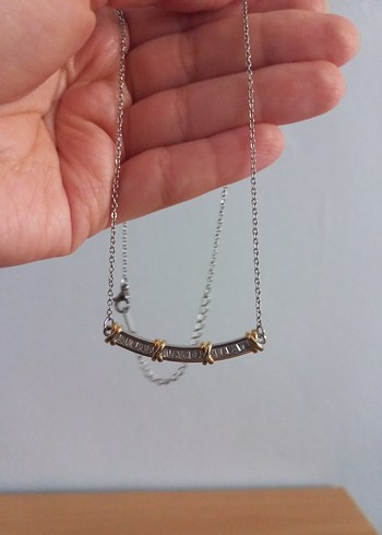 Çelik XOXO Model Kolye - Görsel 2