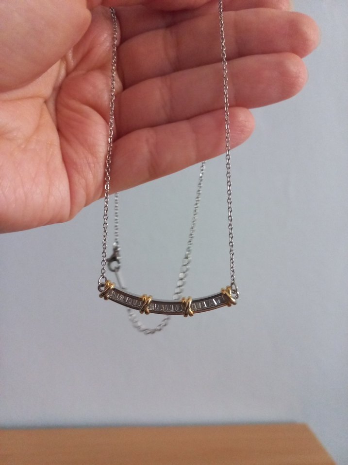 Çelik XOXO Model Kolye - Görsel 2