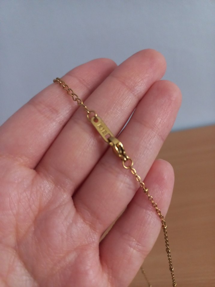 M Harfi Paslanmaz Çelik Kolye - Görsel 2