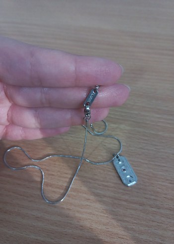 Tarot Dikdörtgen Plaka Kolye - Görsel 5