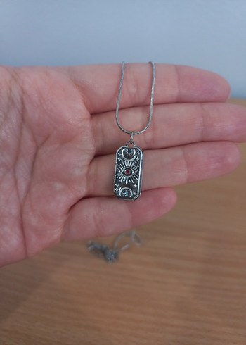 Tarot Dikdörtgen Plaka Kolye - Görsel 3