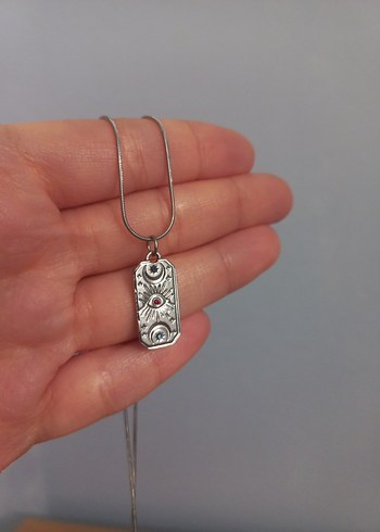 Tarot Dikdörtgen Plaka Kolye - Görsel 2