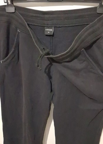 Vintage Siyah Regular Fit Eşofman altı günlük Pantolon - Görsel 6