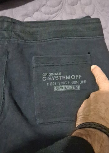 Vintage Siyah Regular Fit Eşofman altı günlük Pantolon - Görsel 10