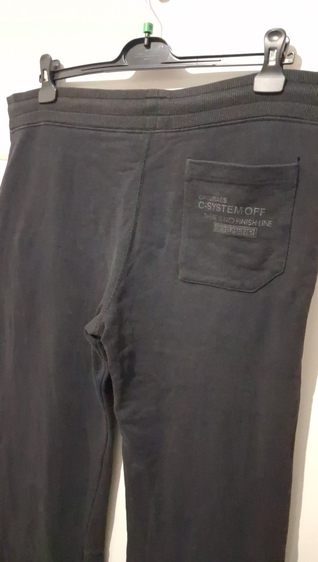 Vintage Siyah Regular Fit Eşofman altı günlük Pantolon - Görsel 2