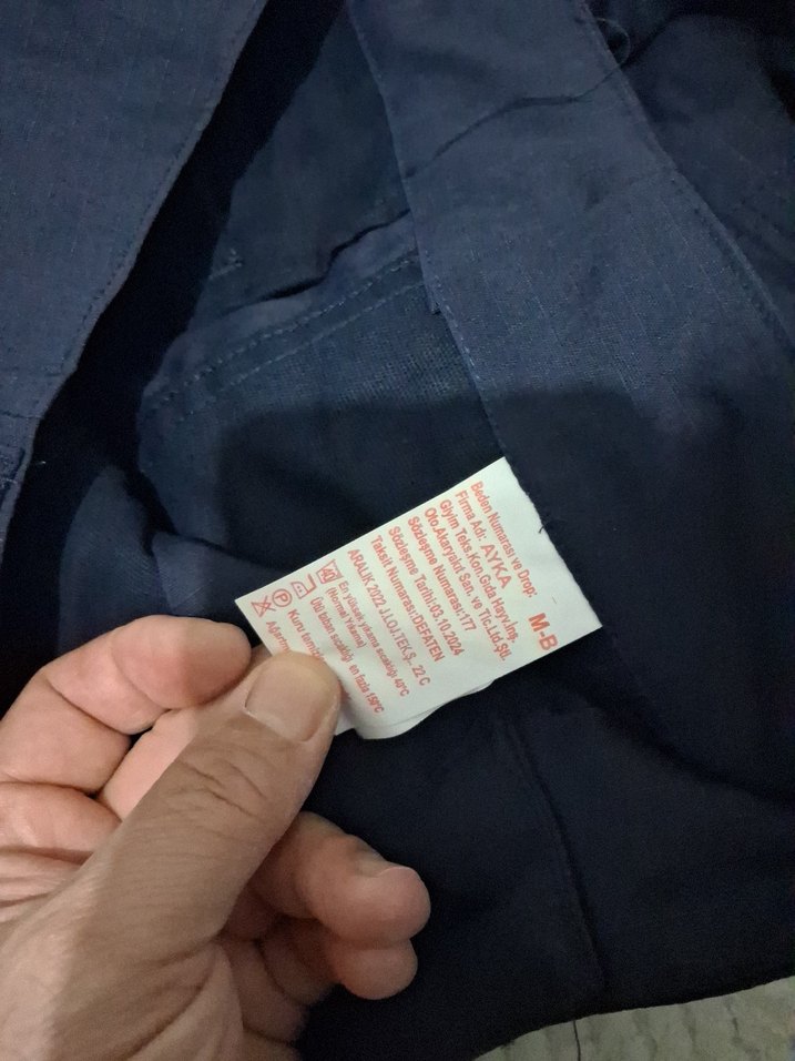 JANDARMA ASAYİŞ ASKERİ ELBİSE ORİJİNAL ÜRÜNDÜR M-B - Görsel 2