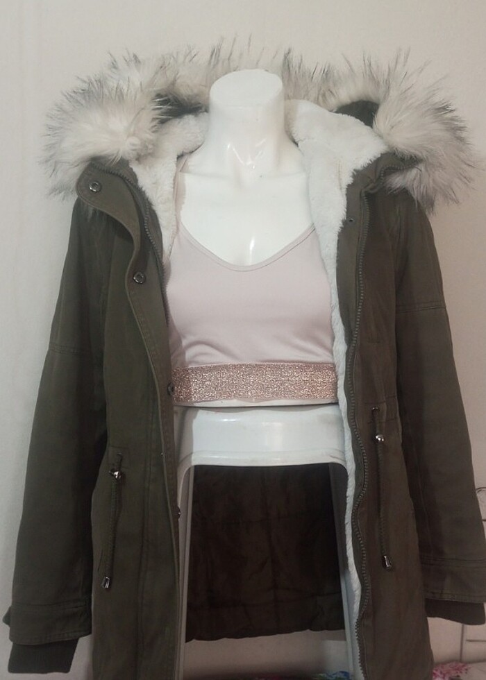 Ambar Kadın Parka S/36 Beden - Görsel 2