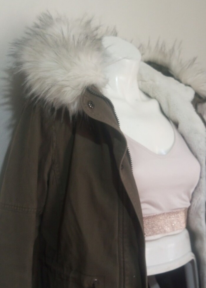 Ambar Kadın Parka S/36 Beden - Görsel 5