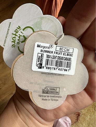 Organik pamuk elbise - Görsel 5