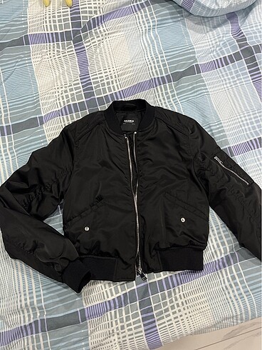 Bomber ceket siyah