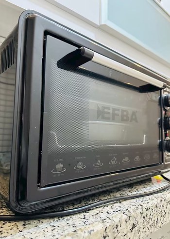 Beden Renk Siyah Mini Fırın ve Ocak Seti