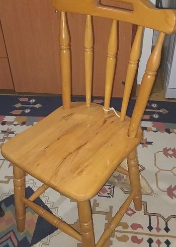 Beden kahverengi Renk Ahşap Sandalyesi
