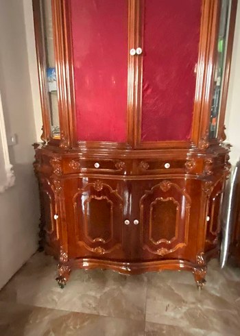 Ahşap vitrin 2parça - Görsel 3