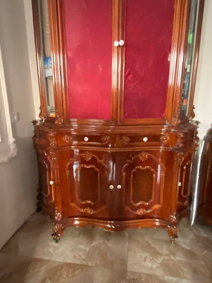 Ahşap vitrin 2parça - Görsel 3