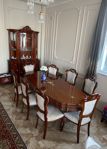 Modern Klasik ahşap Kahverengi Masa - Görsel 2