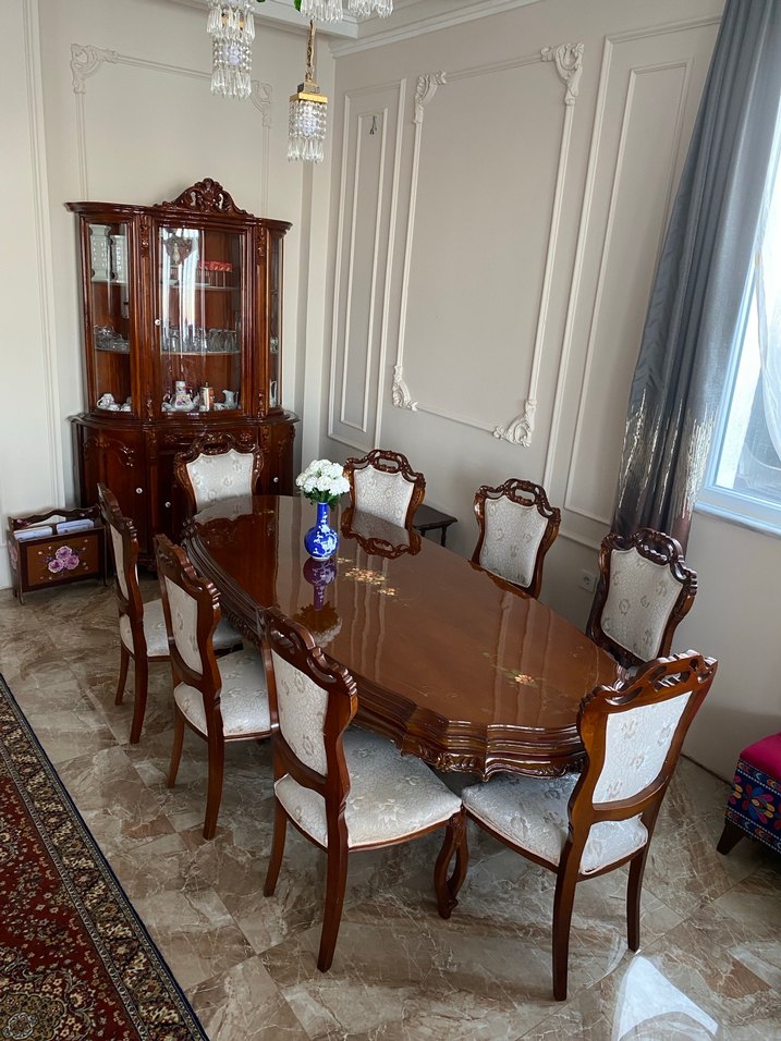 Modern Klasik ahşap Kahverengi Masa - Görsel 2