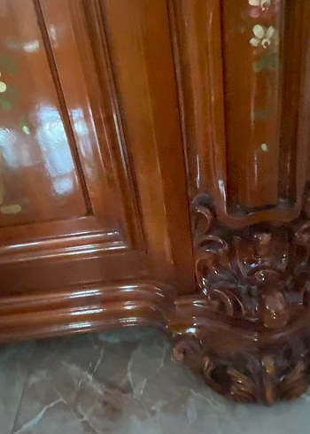 Ahşap aynalı konsol dolap - Görsel 5