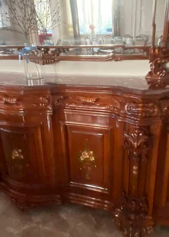 Ahşap aynalı konsol dolap - Görsel 2