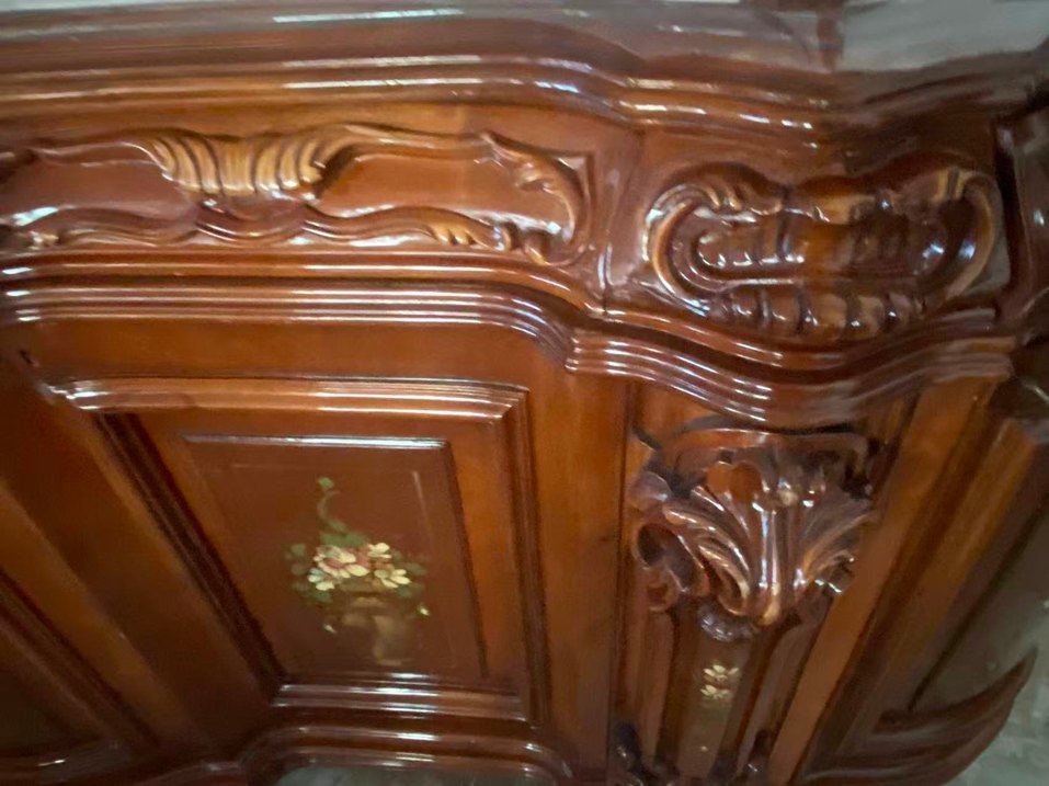 Ahşap aynalı konsol dolap - Görsel 3