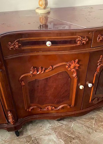 Ahşap aynalı konsol dolap - Görsel 2