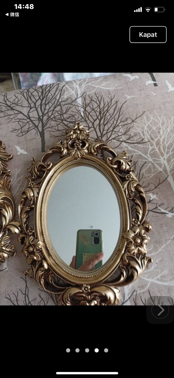 Altın Renkli Dekoratif Aynalar - Görsel 3