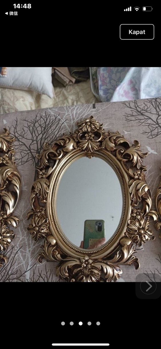 Altın Renkli Dekoratif Aynalar - Görsel 4