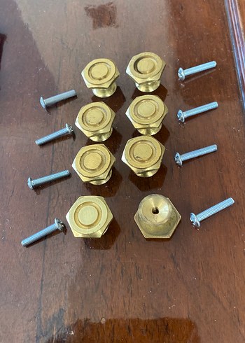 Altın Renk Vintage dolap kulpları - Görsel 2