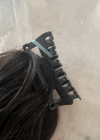 Siyah Püsküllü Kadın Saç Aksesuarı - Görsel 2