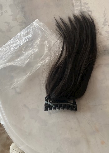 Siyah Püsküllü Kadın Saç Aksesuarı - Görsel 3