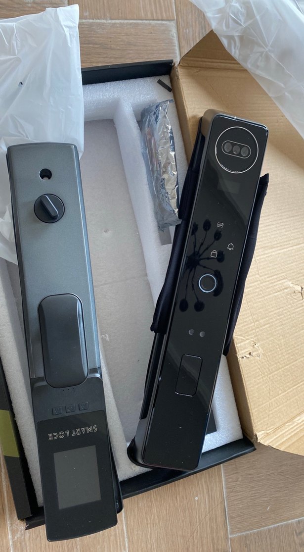 siyah akıllı kapı kilidi - Görsel 5