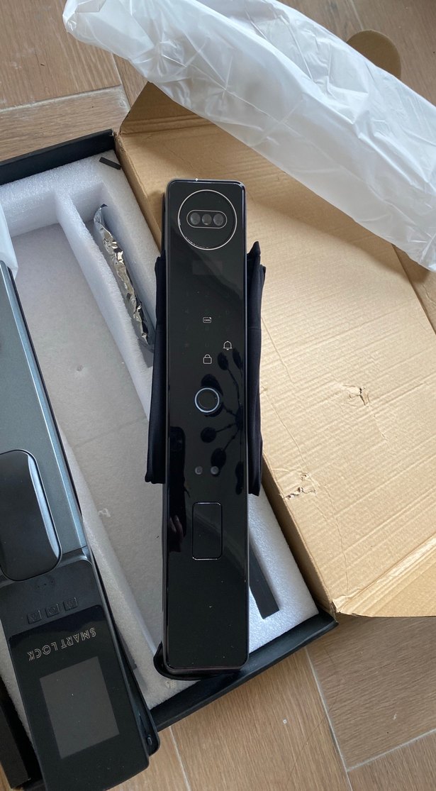 siyah akıllı kapı kilidi - Görsel 3