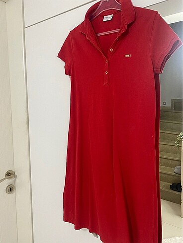 Kırmızı Polo elbise