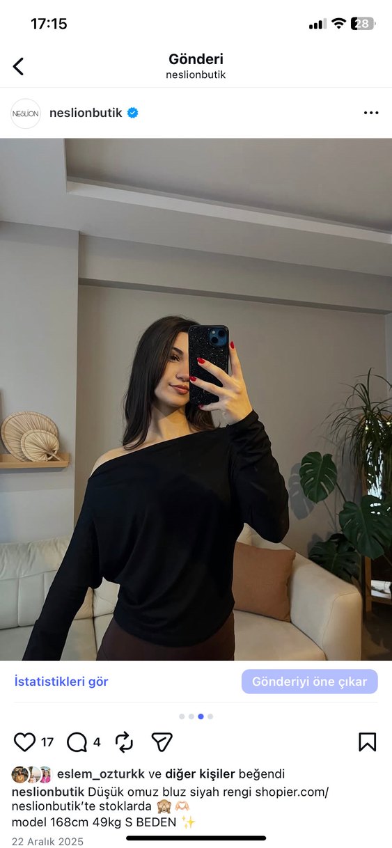 kayık yaka bluz - Görsel 2