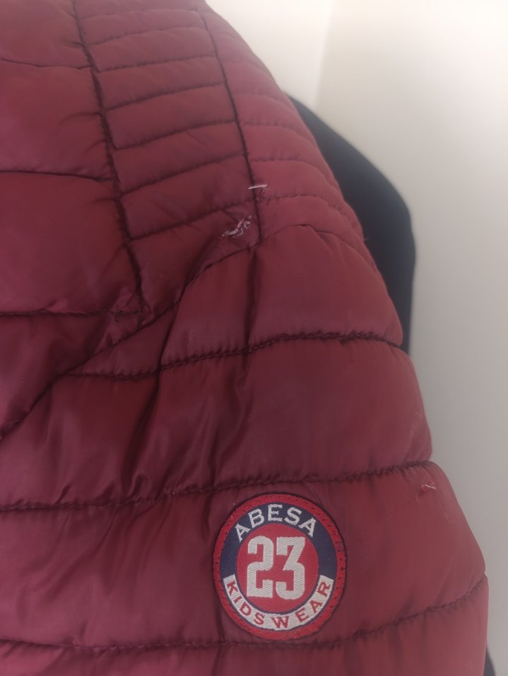 Bordo Fermuarlı erkek Kışlık Ceket - Görsel 3