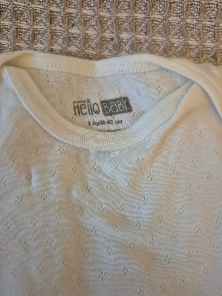 hello baby 3 ay Bebek Erkek Kolsuz Pamuklu Body - Görsel 3