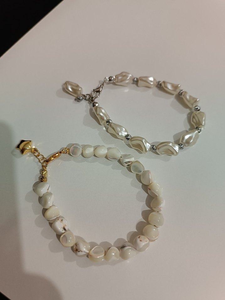 SEDEF TAŞLI YILDIZ SALLANTILI BİLEKLİK - Görsel 5