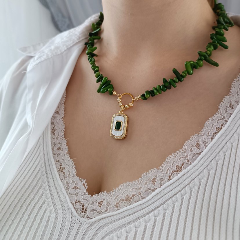 MERCAN TAŞ KOLYE - Görsel 3