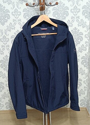 xl Beden lacivert Renk Tommy Hilfiger Yağmurluk