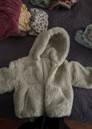 Zara çift taraflı mont/kürk