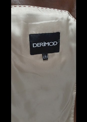 Kahverengi Deri Erkek Ceket - Görsel 6