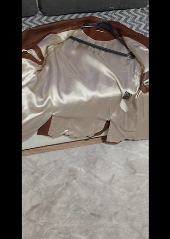 Kahverengi Deri Erkek Ceket - Görsel 7