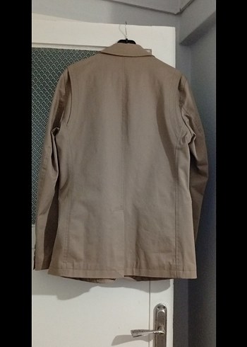 Bej Erkek Düğmeli Ceket, Normal Kesim - Görsel 3