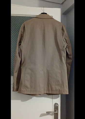 Bej Erkek Düğmeli Ceket, Normal Kesim - Görsel 4