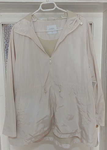 LCW Waikiki Bej Midi Kadın mont - Görsel 7