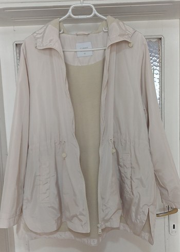 LCW Waikiki Bej Midi Kadın mont - Görsel 2