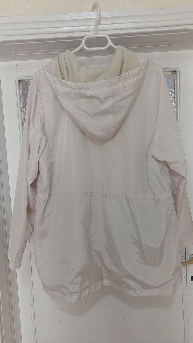 LCW Waikiki Bej Midi Kadın mont - Görsel 3