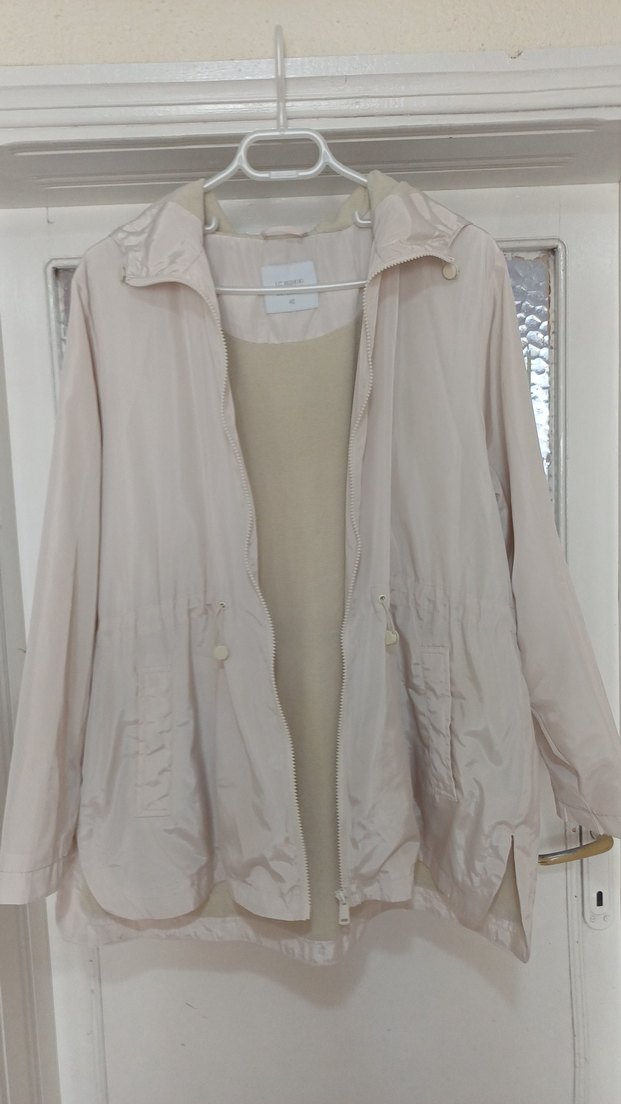 LCW Waikiki Bej Midi Kadın mont - Görsel 2