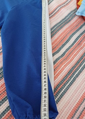 Saks Mavi Kapüşonlu Fermuarlı aşofman - Görsel 8