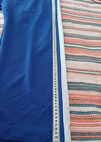 Saks Mavi Kapüşonlu Fermuarlı aşofman - Görsel 7