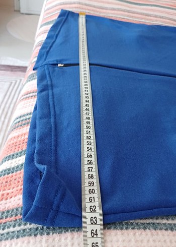 Saks Mavi Kapüşonlu Fermuarlı aşofman - Görsel 6